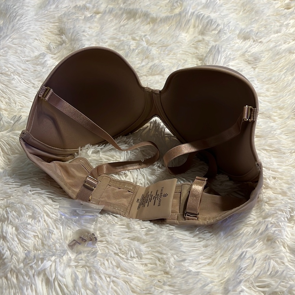ThirdLove 24/7® Classic Strapless Bra in taupe tan Size 36C - Picture 15 of 15